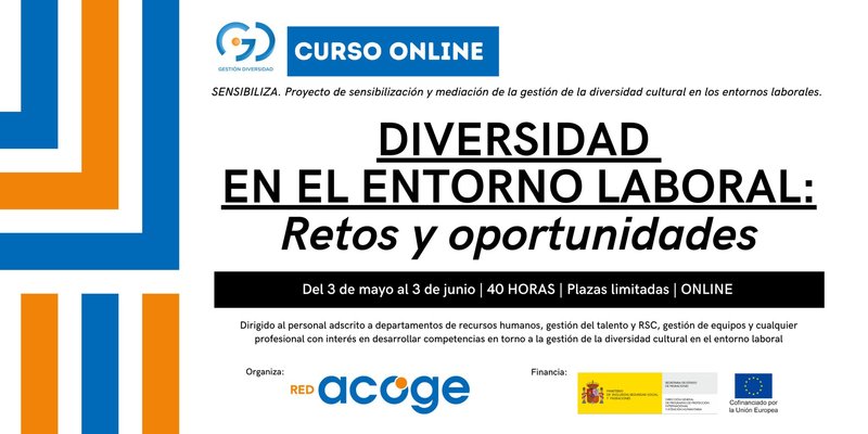 X Edicin del curso online Diversidad en el entorno laboral: retos y oportunidades