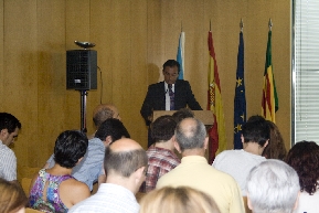 D. Diego Basco,  en la inauguraci�n de los premios.. Pincha para ampliar