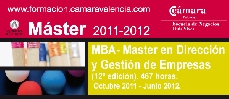 Master en Direcci�n y Gesti�n de Empresas