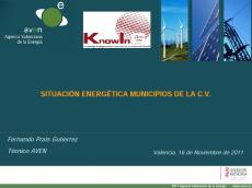 Situaci�n energ�tica en los municipios rurales de la CV #