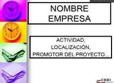 Presentaci�n de proyectos ante inversores #