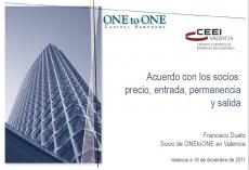 Acuerdo con los socios: precio, entrada, permanencia y salida #