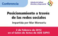 Posicionamiento a trav�s de las redes sociales