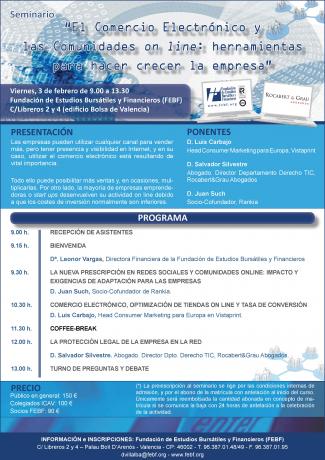 Seminario Comercio Electr�nico y las comunidades on line