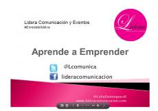 Aprende a Emprender