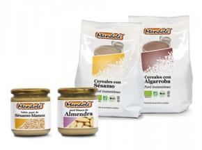 Productos de la l�nea de alimentaci�n ecol�gica Mandol�