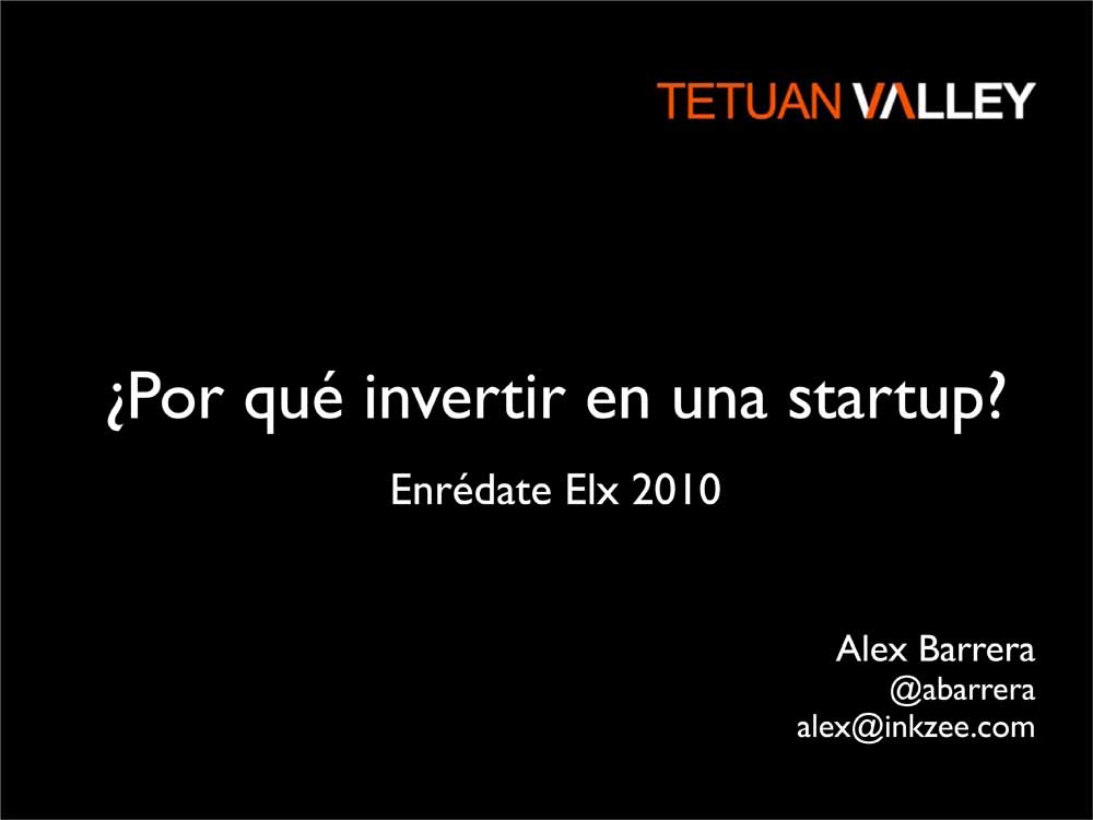 �Por qu� invertir en una startup?