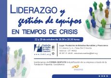 Liderazgo y gesti�n de quipos en tiempos de crisis