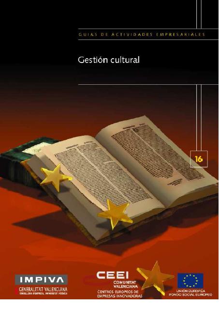Servicios de ocio, diversi�n y cultura. Gesti�n cultural
