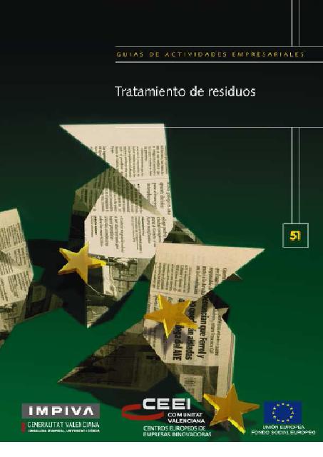 Actividades de reciclaje y ambientales. Tratamiento de residuos.
