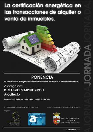 jornada aeisax certificaci�n energ�tica
