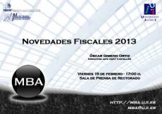 Novedades Fiscales 2013