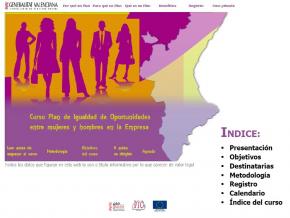 portada curso online plan igualdad empresa 2013