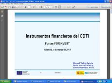 Instrumentos de Financiaci�n para Pymes

