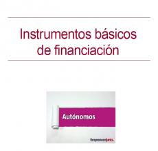 Manual para Aut�nomos: Instrumentos b�sicos de financiaci�n