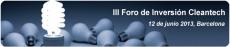 III Foro de Inversi�n Cleantech