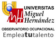 LOGO Observatorio Ocupacional Universidad Miguel Hernandez Elche UMH 2014