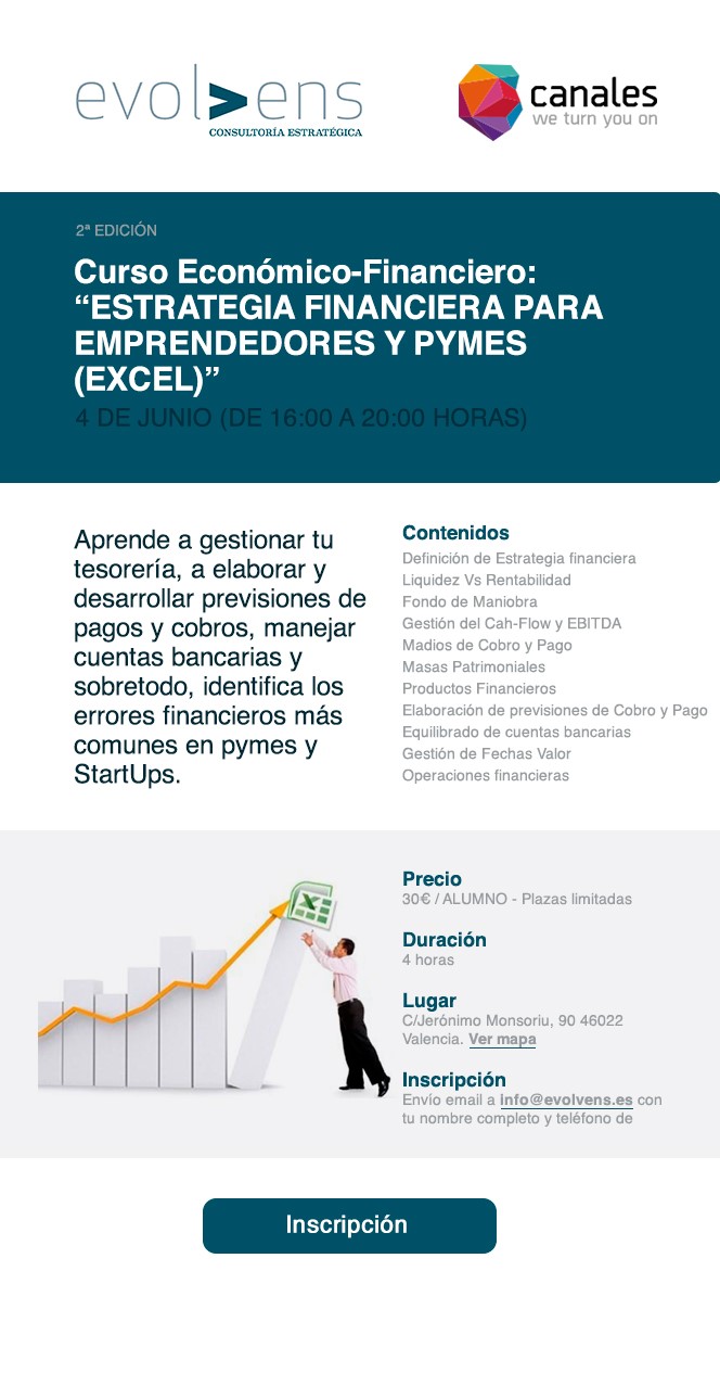 2 Edicin Curso Estrategia Financiera para Emprendedores, Pymes y StartUps (EXCEL)