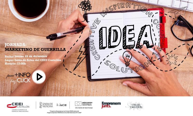 Invitacin a la jornada "Lean MKT: Marketing de guerrilla aplicado a startups"