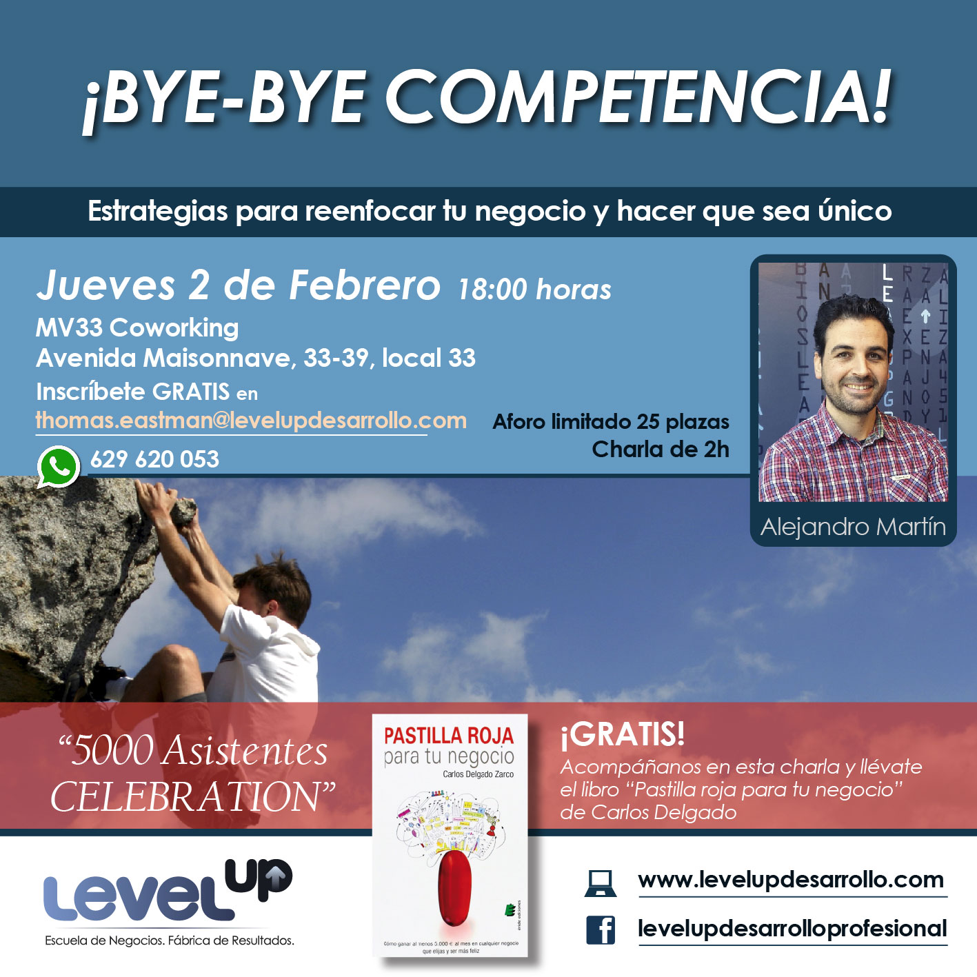 Conferencia gratuita Bye Bye Competencia