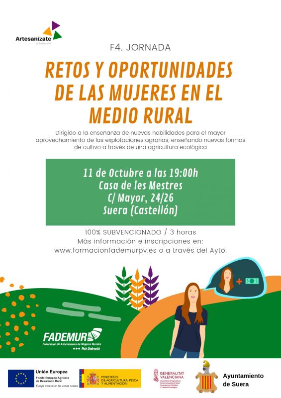 Jornada retos y oportunidades de las mujeres en el medio rural 