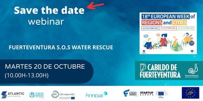 El Cabildo de Fuerteventura presenta &#8239;Fuerteventura SOS Water RESCUE en la #EURegionsWeek