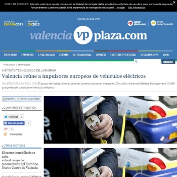 Valencia rene a impulsores europeos de tecnologas de vehculos elctricos                                         
 
    