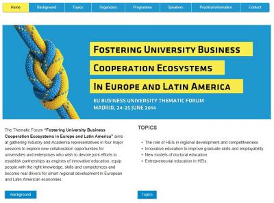 FORUM: Fostering University Business Cooperation Ecosystems