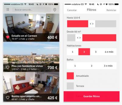 Flatty Valencia, un 'app' que geolocaliza inmuebles disponibles en Valencia                                         
 
    