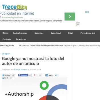 Google ya no mostrar la foto del autor de un artculo | TreceBits