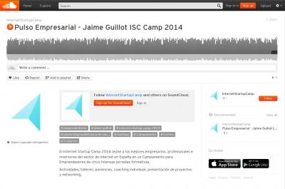 Entrevista a Jaime Guillot sobre ISC Camp 2014 by InternetStartupCamp