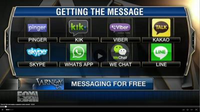 How do free messaging companies make money? | On Air Videos | Fox Business