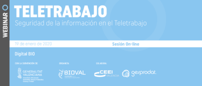 Webinar Digital BIO: "Seguridad de la informacin en Teletrabajo"