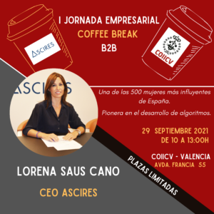 I Jornada Empresarial COIICV y ASCIRES  Coffee Break B2B