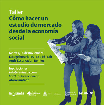 Taller: Cómo hacer un estudio de mercado desde la economía social