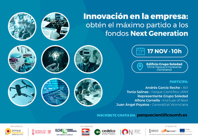 Innovacin en la empresa: obtn el mximo partido a los fondos Next Generation