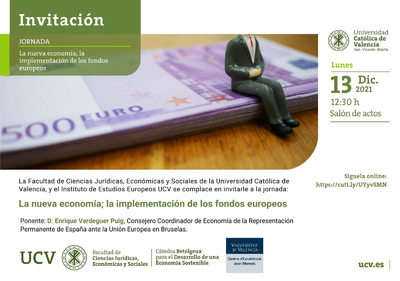 Jornada: La nueva economía: la implementación de los fondos europeos