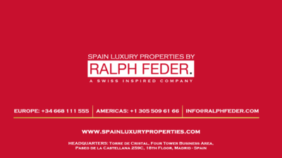 Spain Luxury Properties by Ralph Feder