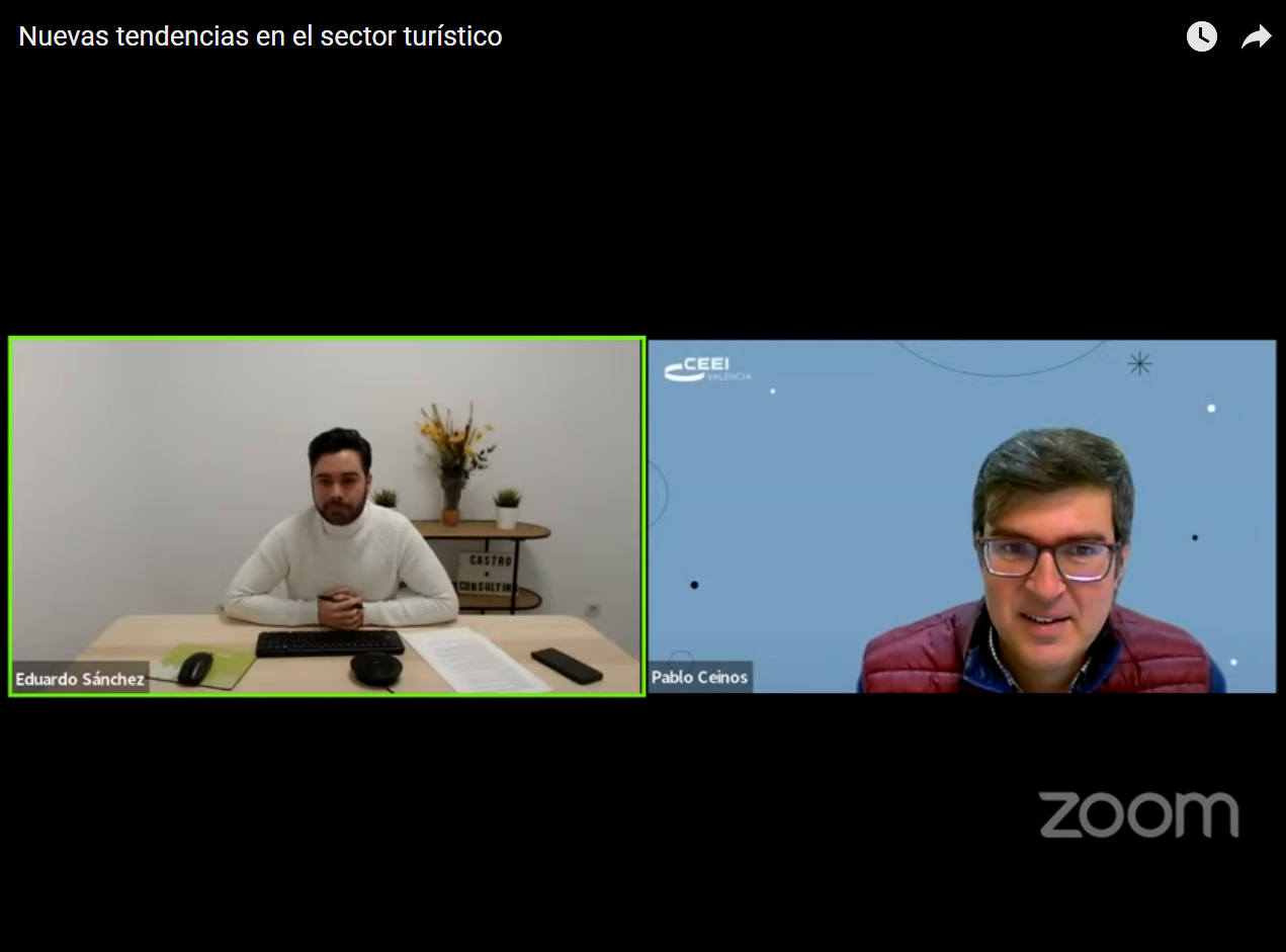 Eduardo Sánchez (ADESTIC) y Pablo Ceinos (CEEI Valencia)
