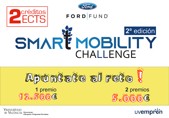 La Universitat de Val�ncia convoca la 2� edici� de FORD FUND SMART MOBILITY CHALLENGE