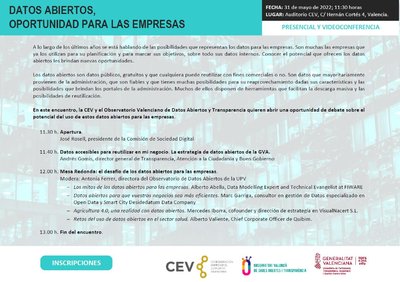 Datos abiertos, oportunidad para las empresas