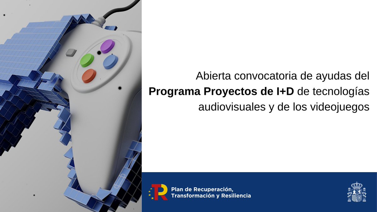 Ayudas CDTI Proyectos de I+D en audiovisuales y videojuegos 2022[;;;][;;;]