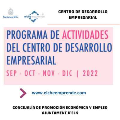 Nuevo programa de actividades en el Centro de Desarrollo Empresarial de Elche