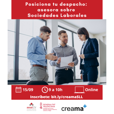 POSICIONA TU DESPACHO: ASESORA SOBRE SOCIEDADES LABORALES
