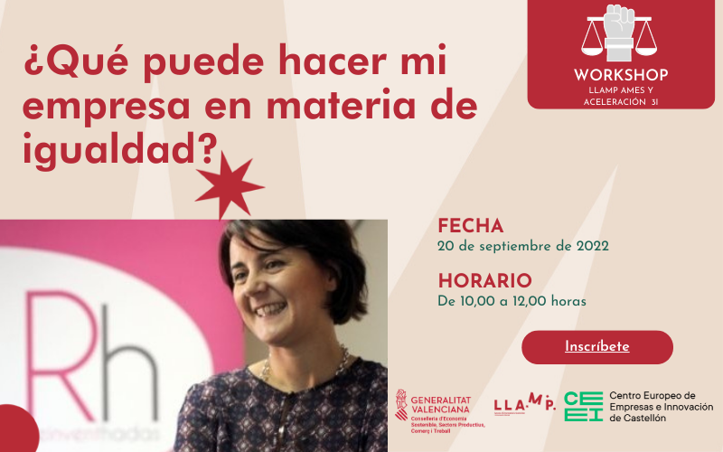 sesión online LLAMP 3i sobre Plan de gualdad