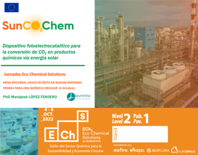 Laurentia presenta el proyecto SUNCOCHEM en las Jornadas Eco Chemical Solutions