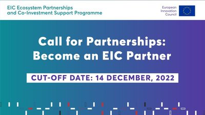 Call for Partnerships: Become an EIC Partner