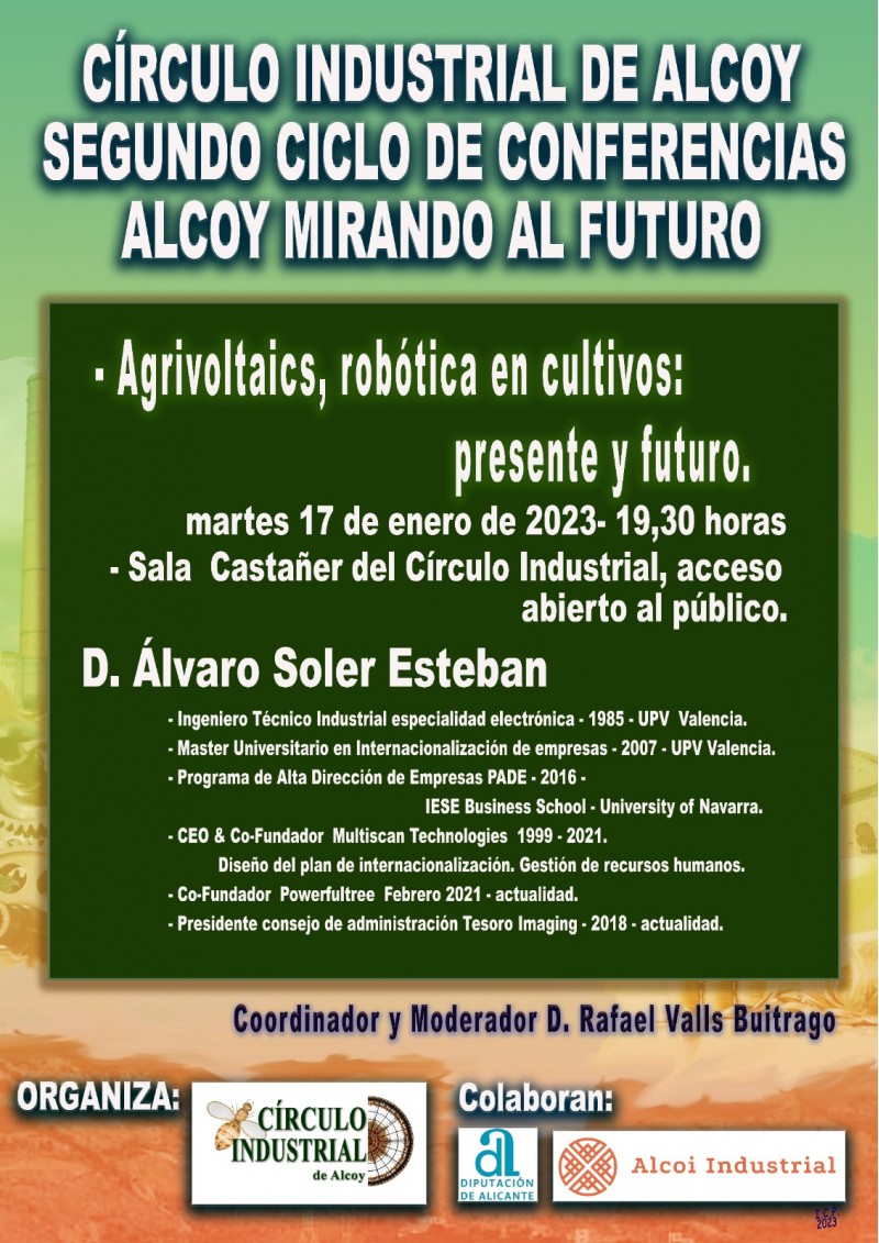 Conferencia Agrivoltaicos, robótica en cultivos: presente y futuro