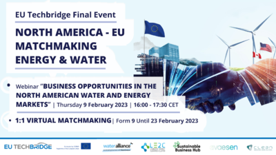 Evento final EU Techbridge - North America-EU matchmaking energy & water