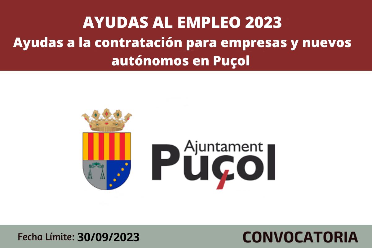 Ayudas ayuntmiento de Puçol